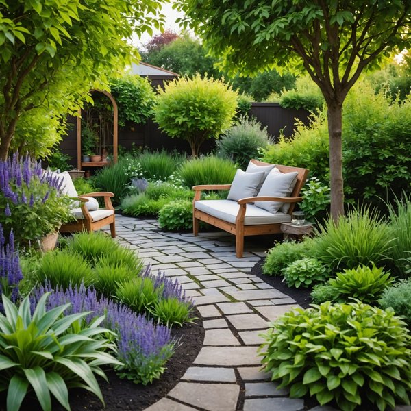 ¿Cómo diseñar una zona de relajación en el jardín utilizando plantas aromáticas?